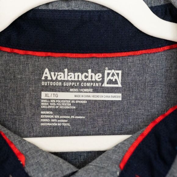 Mens Avalanche Gray Short Sleeve Button Up Shirt for‎ Outdoors/Hiking size XL - Picture 5 of 5